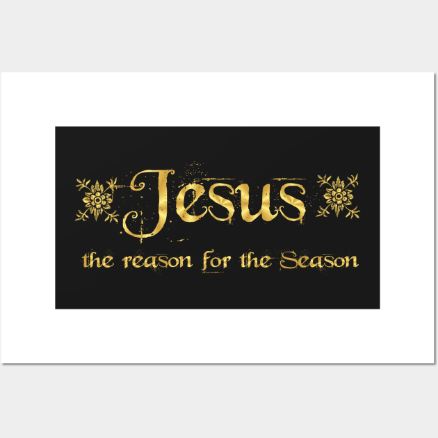 Christmas T-Shirt  Jesus Thanksgiving New Year T-Shirt Wall Art by hispanicworld